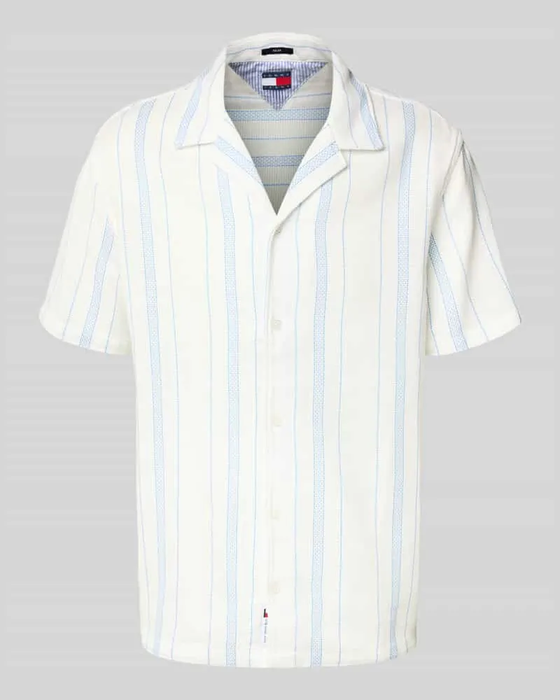 Tommy Hilfiger Regular Fit Freizeithemd mit Allover-Muster 