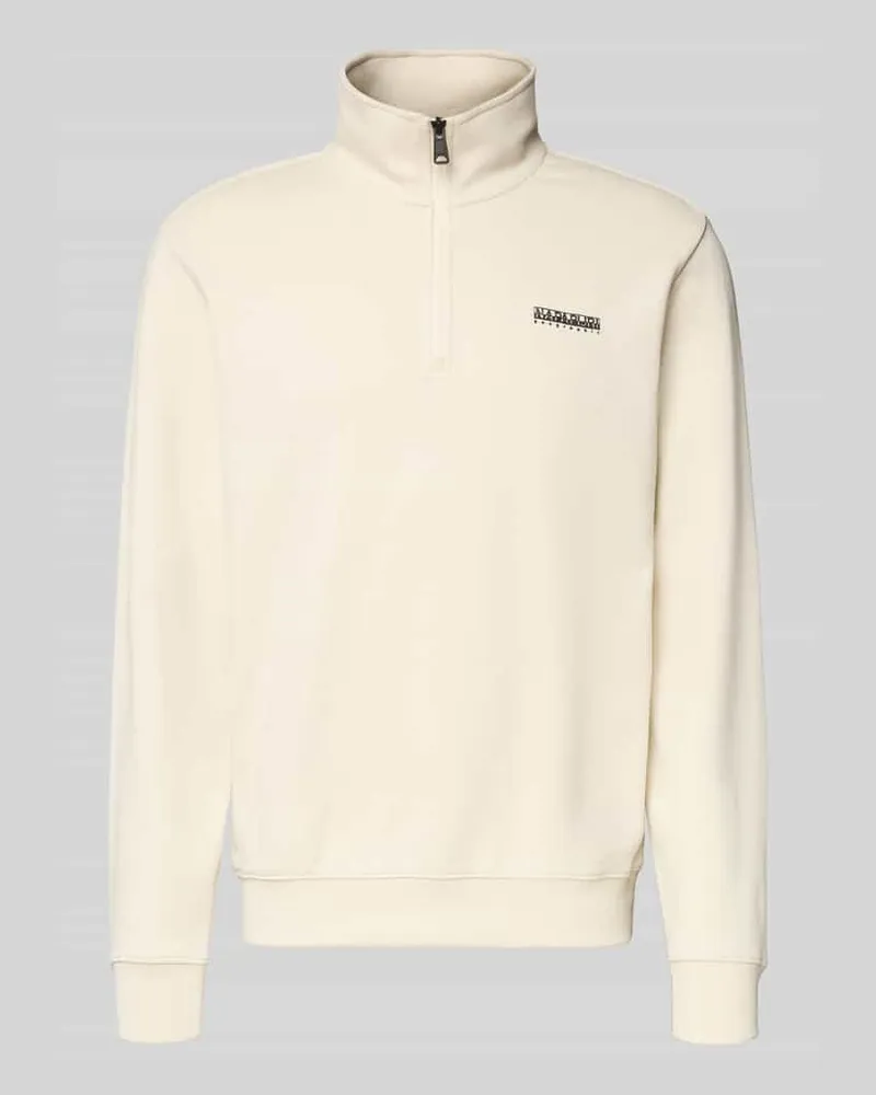 Napapijri Sweatshirt mit Stehkragen 