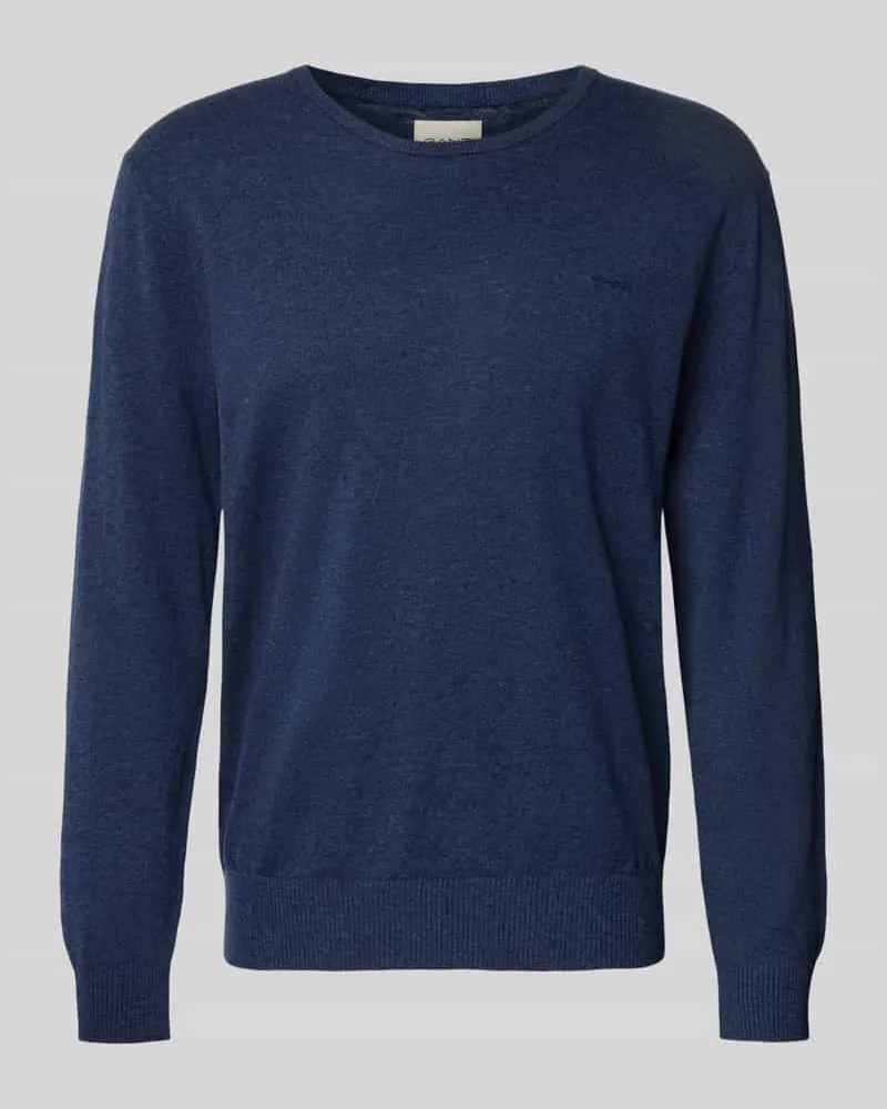 Gant Longsleeve mit Leinen-Anteil Marine