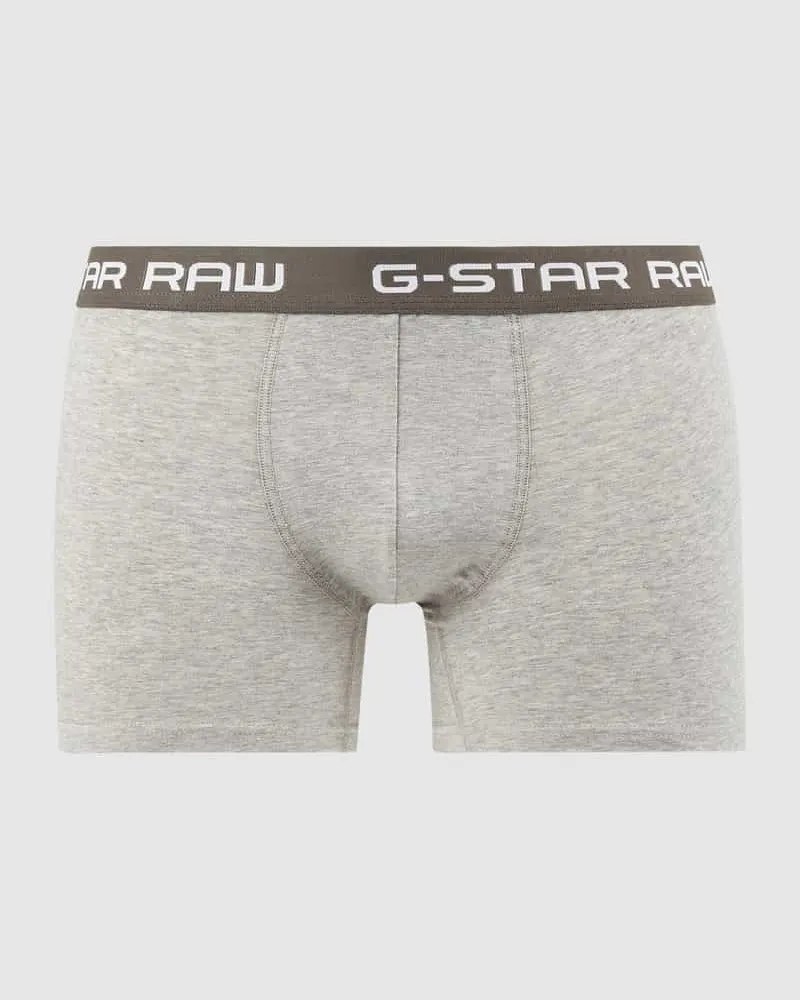 G-STAR RAW Trunks aus Baumwoll-Elasthan-Mix Mittelgrau