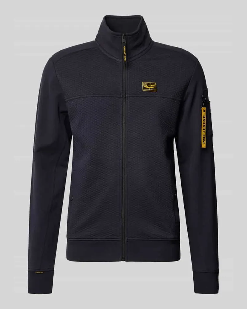 PME Legend Sweatjacke mit Strukturmuster 