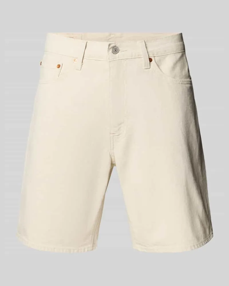 Levi's Loose Fit Jeansshorts aus Baumwoll-Leinen-Mix Modell '468 
