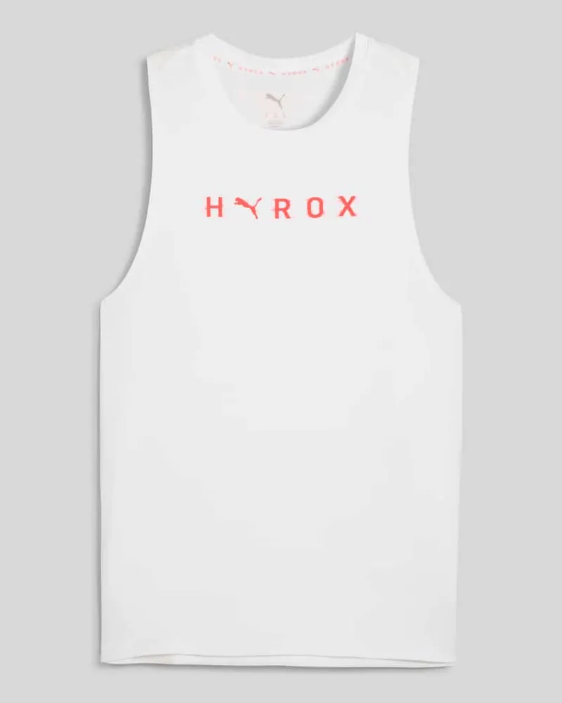 Puma PUMA x HYROX - Regular Fit Tank Top aus feuchtigkeitsregulierendem Material Weiss