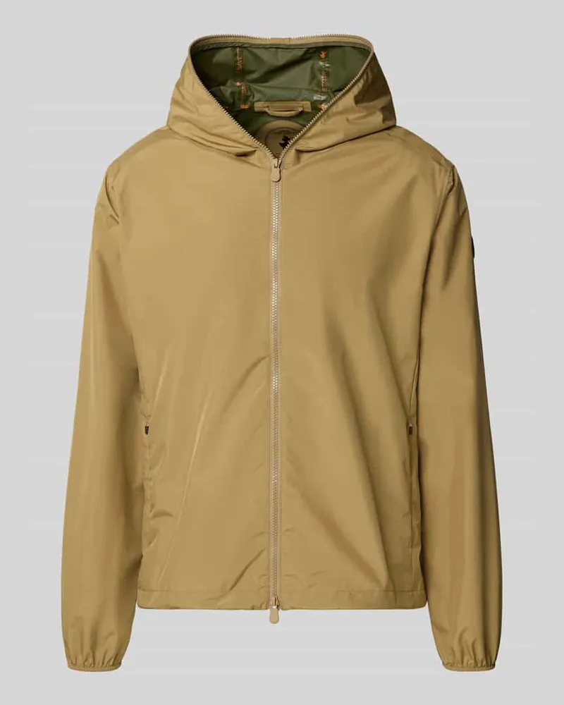 Save The Duck Jacke mit Zweiwegereißverschluss Modell 'Zayn Camel