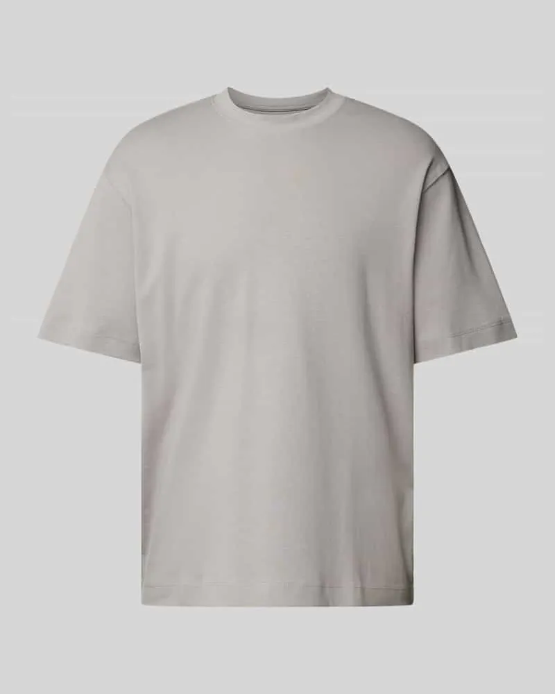 Jack & Jones T-Shirt mit Label-Detail Modell 'EURBAN EDGE Hellgrau