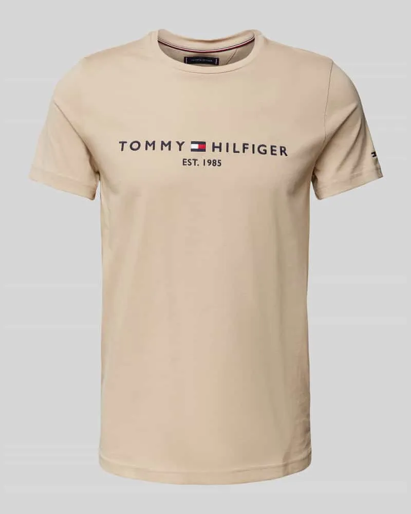 Tommy Hilfiger T-Shirt mit Label-Stitching 