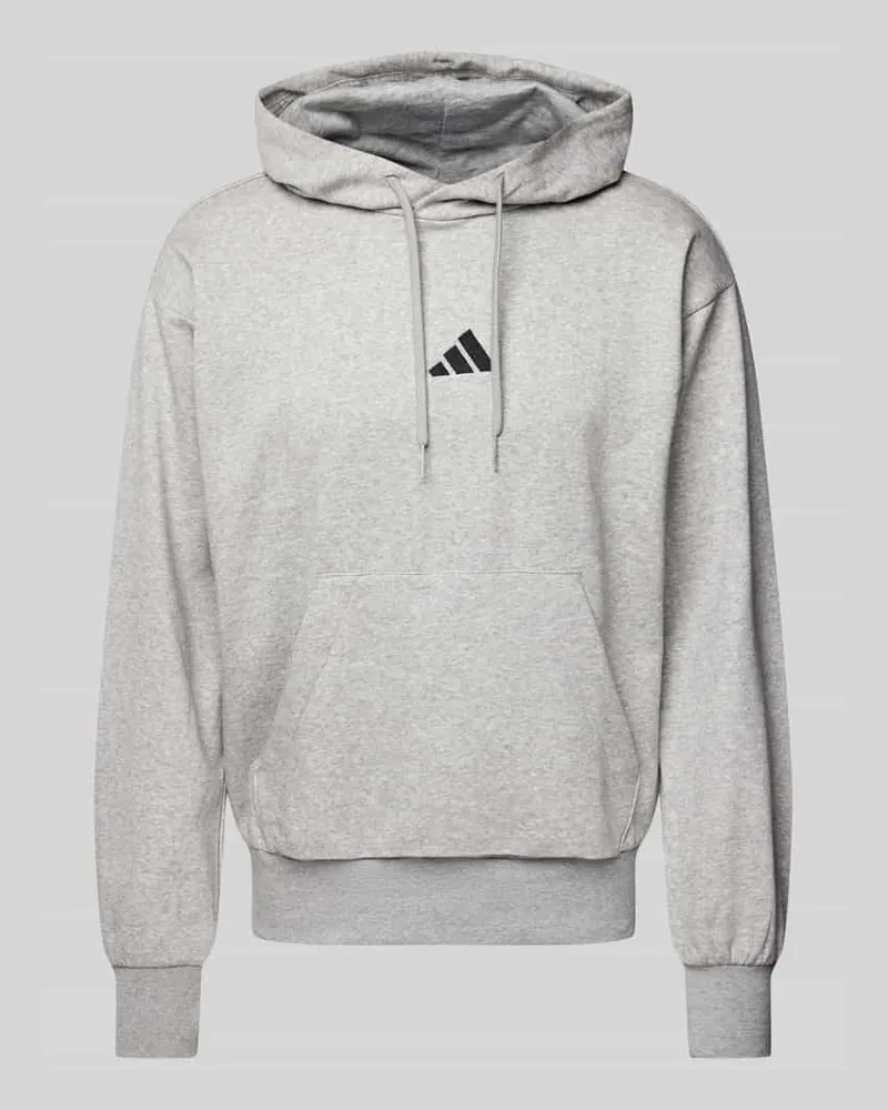 adidas Hoodie mit Label-Stitching 