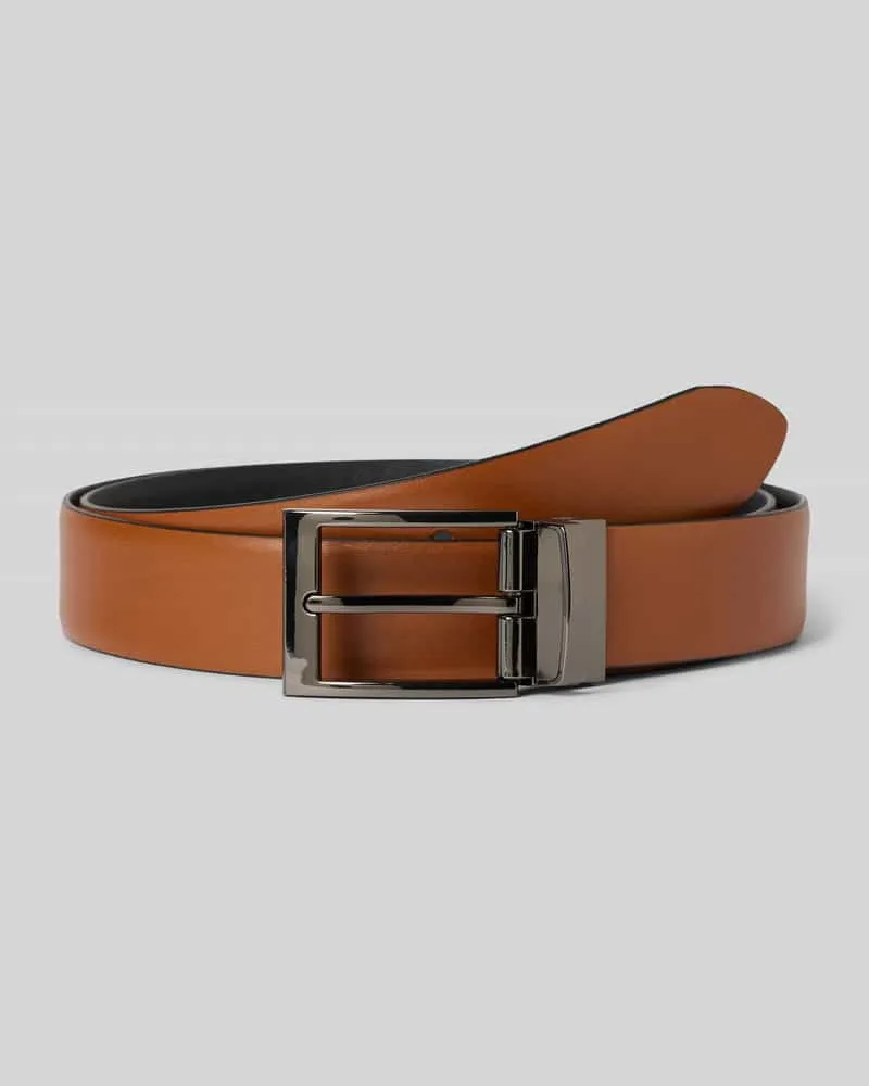 Lloyd Belts Wendegürtel mit Dornschließe Modell 'WENDER Cognac