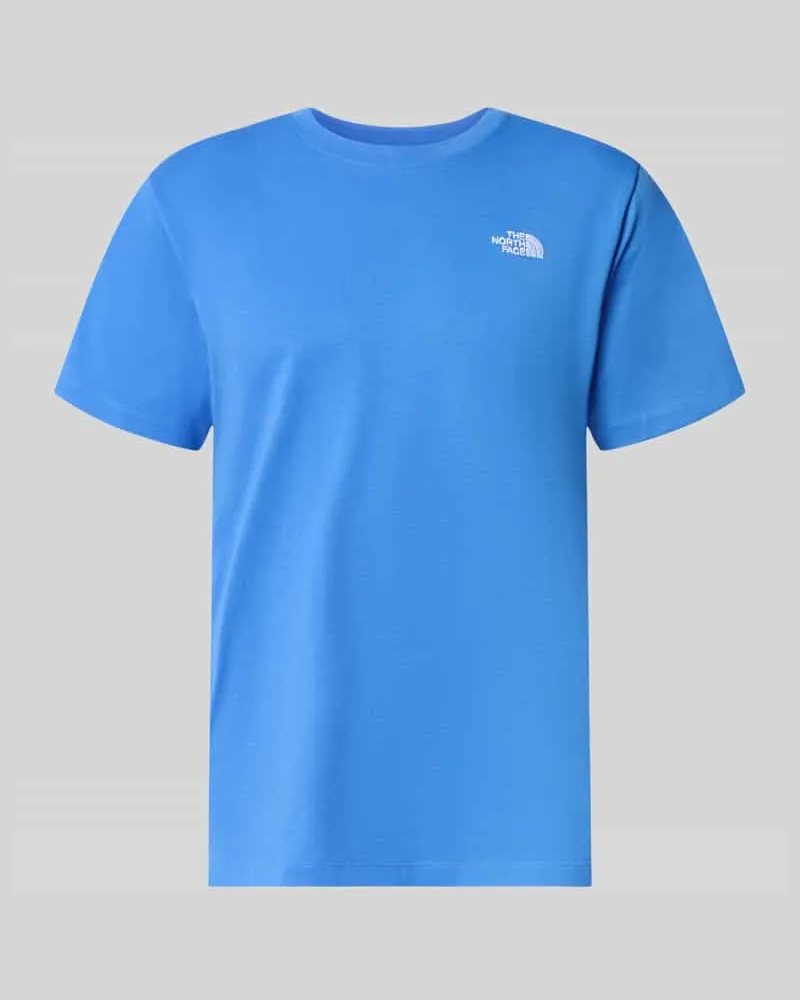 The North Face Regular Fit T-Shirt mit Rundhalsausschnitt Modell 'EVOLUTION Blau