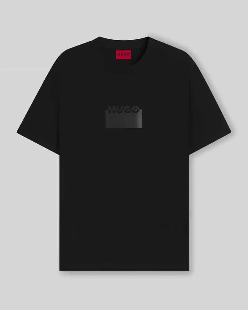 HUGO BOSS Regular Fit T-Shirt aus Baumwoll-Jersey Modell 'DELASTIO 