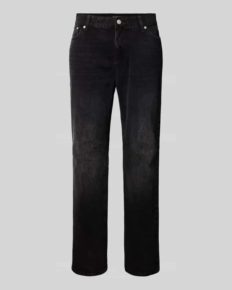 Only & Sons Bootcut Jeans aus reiner Baumwolle Modell 'GIBB Dunkelgrau