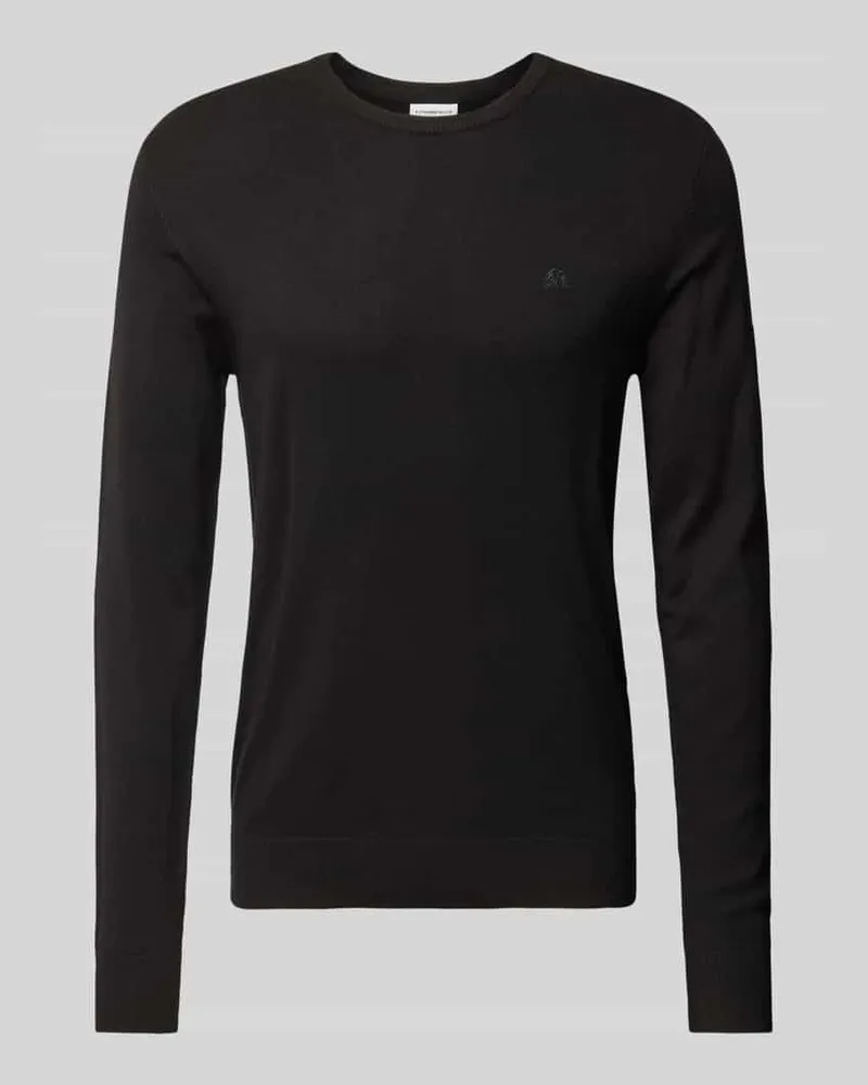 Lindbergh Strickpullover mit gerippten Abschlüssen 