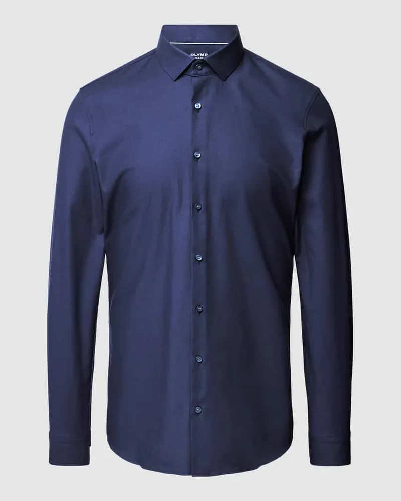 Olymp Slim Fit Businesshemd aus Twill mit Stretch-Anteil 