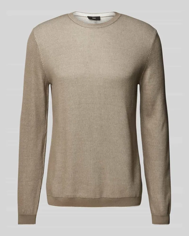 cinque Strickpullover mit Rundhalsausschnitt Modell 'Basti Gruen