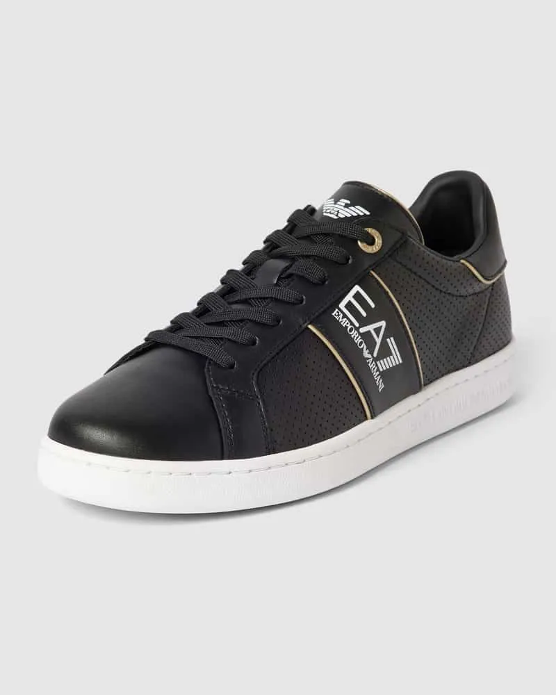 EA7 Sneaker mit Label-Details Modell 'SNEAKER ACTION LEATHER 