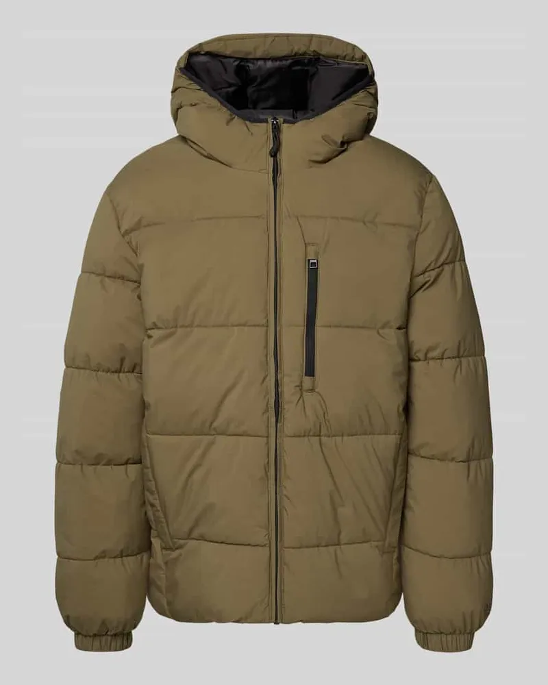 Tom Tailor Regular Fit Steppjacke mit Kapuze 