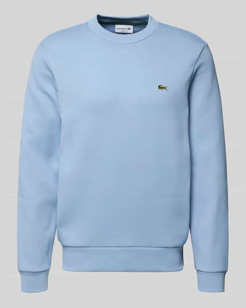 Lacoste Classic Fit Sweatshirt aus Baumwoll-Mix Bleu