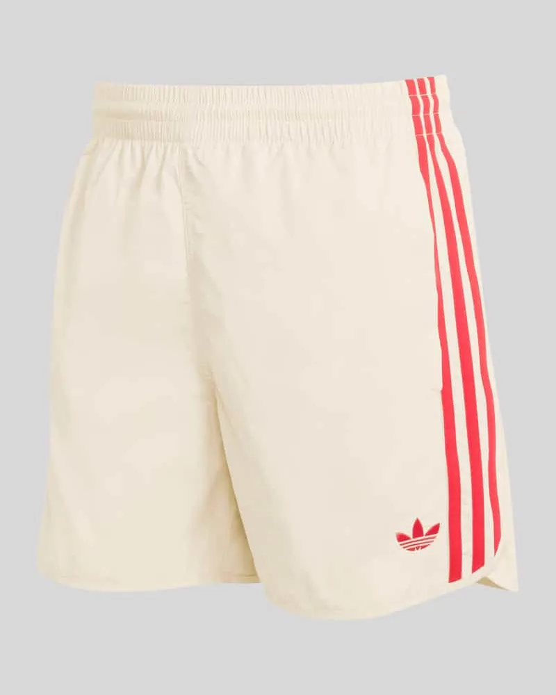 adidas Regular Fit Trainingsshorts mit Logo Stitching Beige