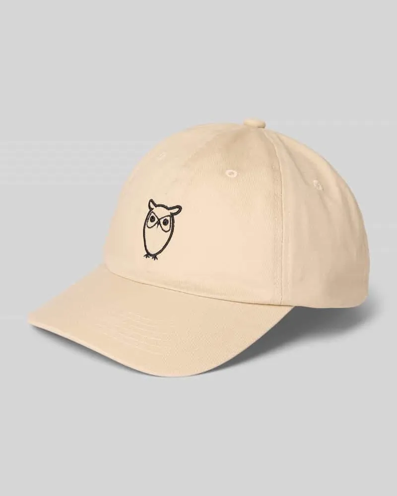 Knowledge Cotton Apparel Basecap mit Motiv-Stitching 