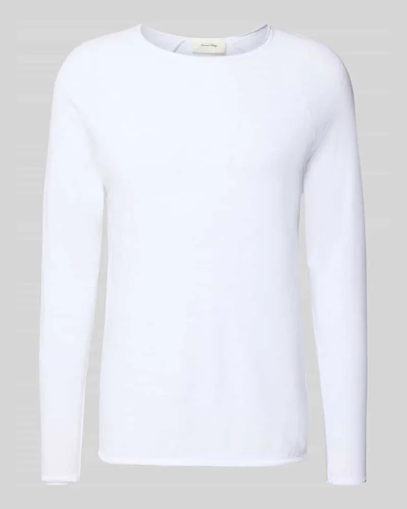 American Vintage Longsleeve mit Rundhalsausschnitt Modell 'SONOMA Weiss