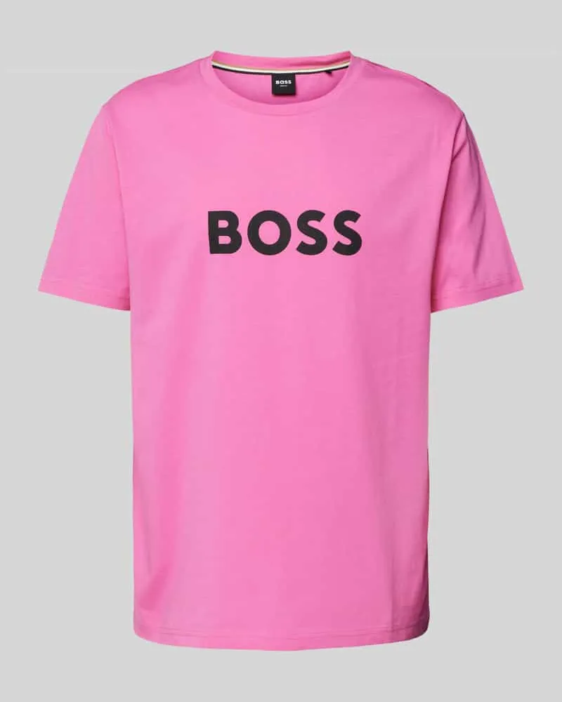 HUGO BOSS T-Shirt mit Label-Print 