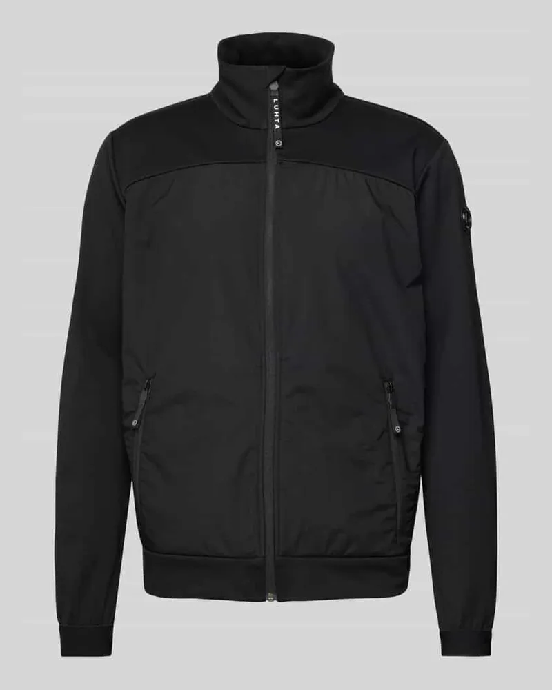 Luhta Jacke mit Reißverschlusstaschen Modell 'KARHUSAARI Black