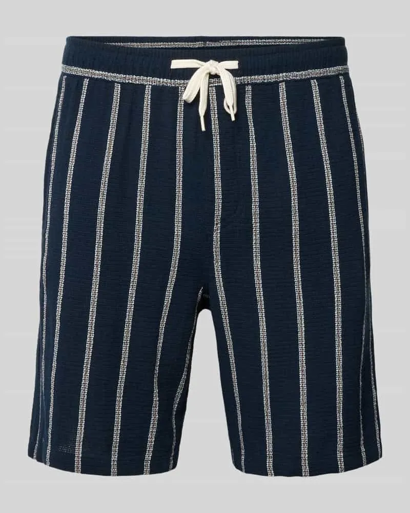 Jack & Jones Regular Fit Shorts mit Tunnelzug Marine