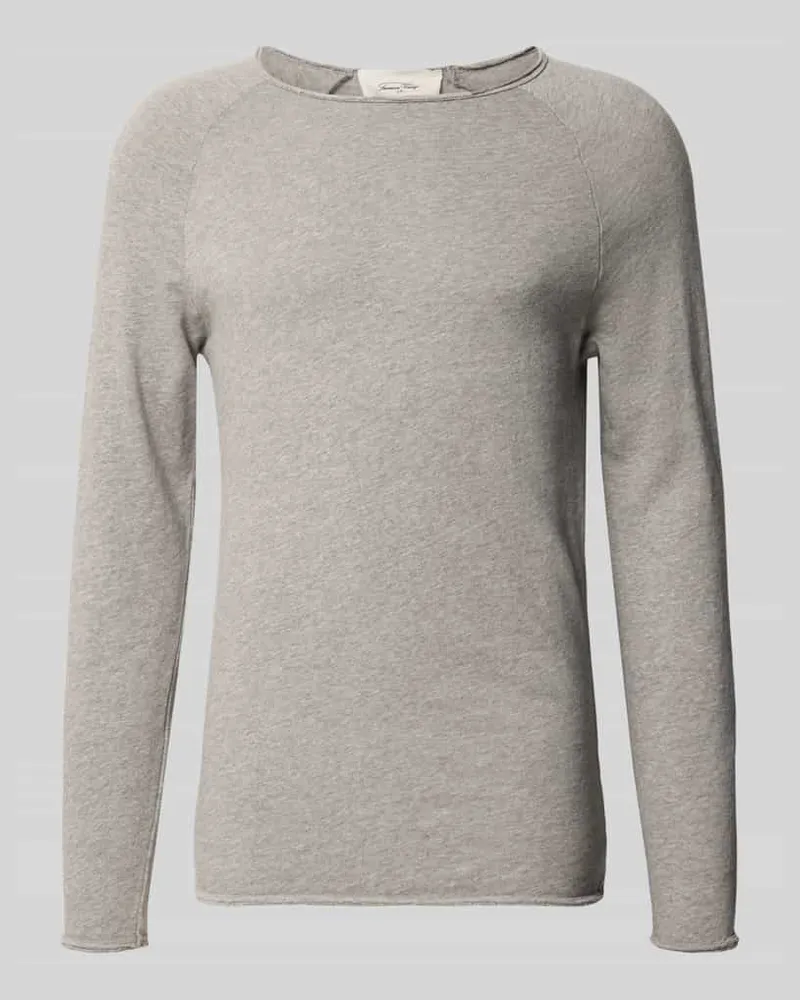 American Vintage Regular Fit Pullover mit Rundhalsausschnitt Modell 'Sonoma Mittelgrau