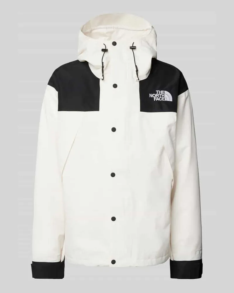 The North Face Windbreaker mit Label-Stitching Weiss