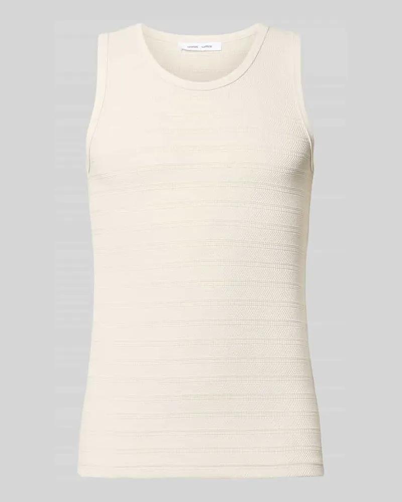 Samsøe & Samsøe Tanktop mit Strukturmuster Modell 'lars Sand