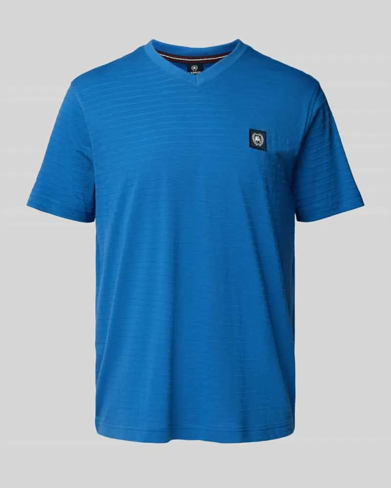 Lerros T-Shirt mit V-Ausschnitt 