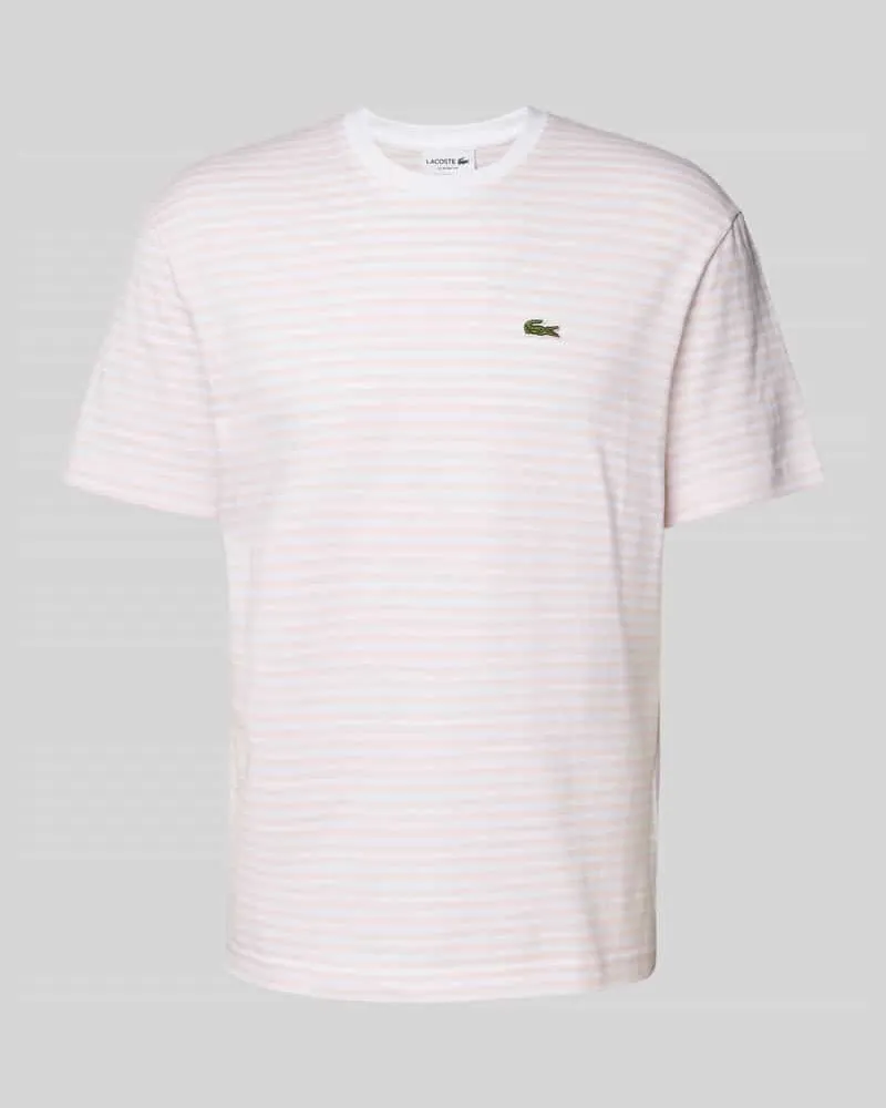 Lacoste T-Shirt mit Label-Stitching 