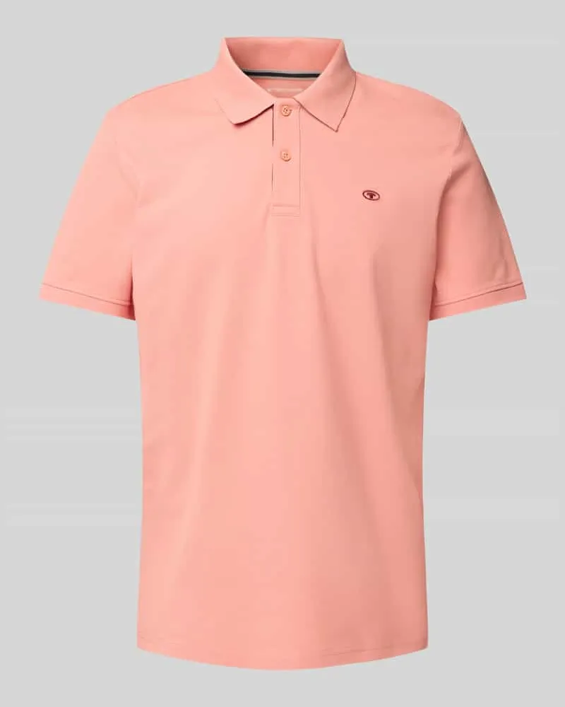Tom Tailor Regular Fit Poloshirt aus reiner Baumwolle Koralle