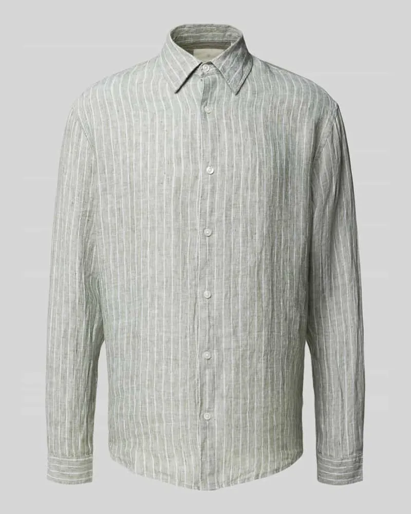 Jack & Jones Regular Fit Freizeithemd aus reinem Leinen Modell 'LAWRENCE 