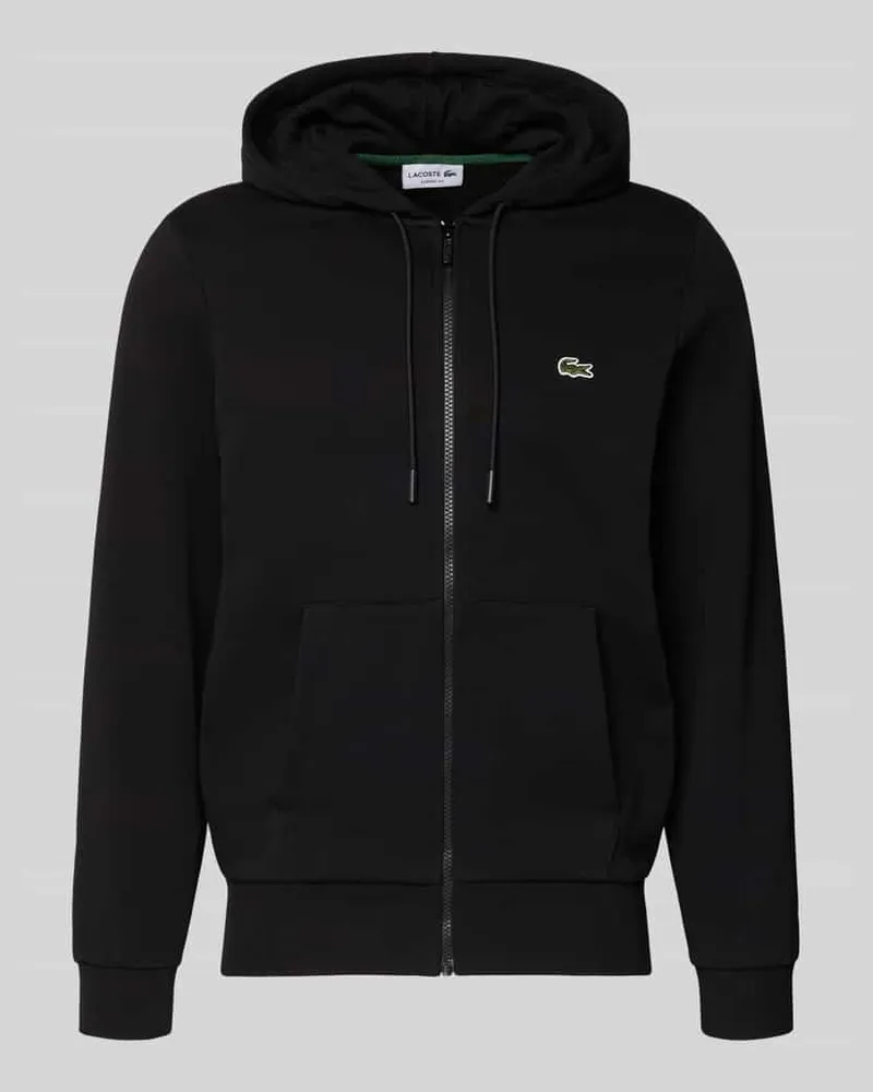 Lacoste Sweatjacke mit Reißverschluss Black