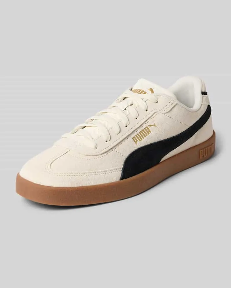 Puma Sneaker aus echtem Leder Modell 'Club II Era Hellgrau