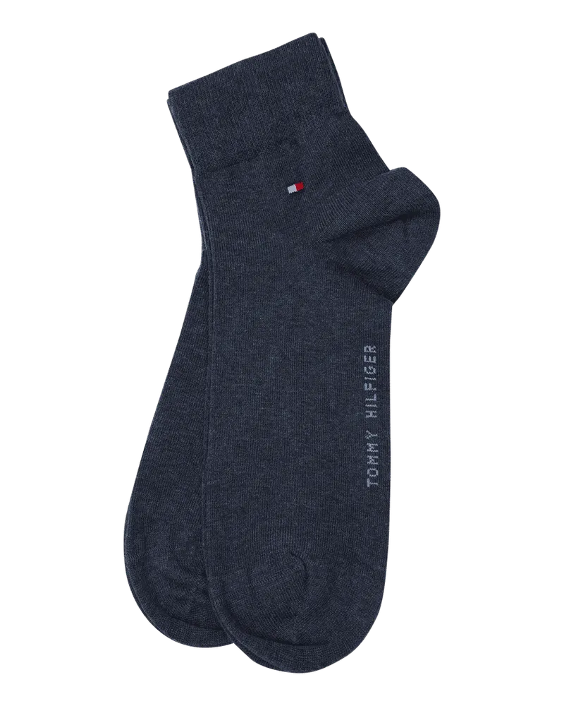 Tommy Hilfiger Sneaker-Socken aus Baumwoll-Mix im 2er-Pack Modell '2ER QUARTER 