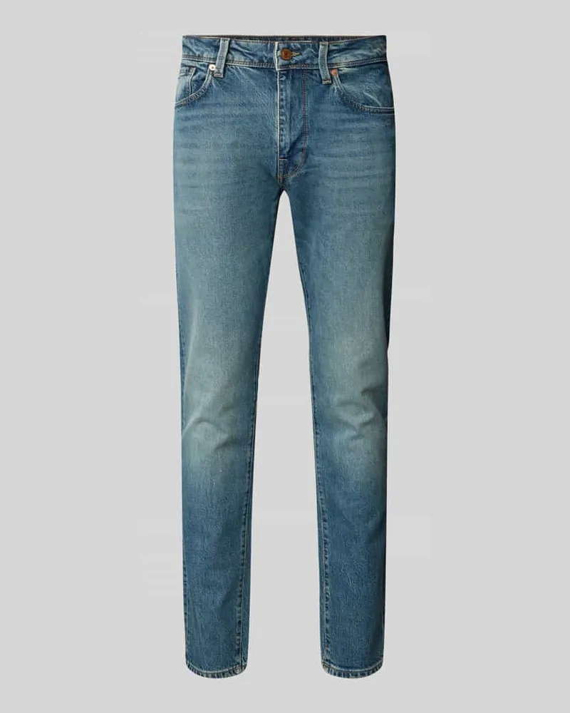 Selected Homme Slim Fit Jeans im 5-Pocket-Design Modell 'LEON 