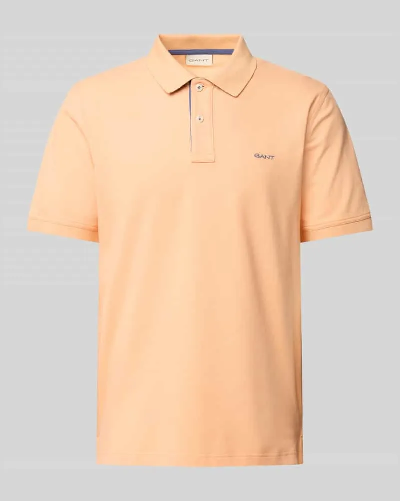 Gant Regular Fit Poloshirt mit Label-Stitching 