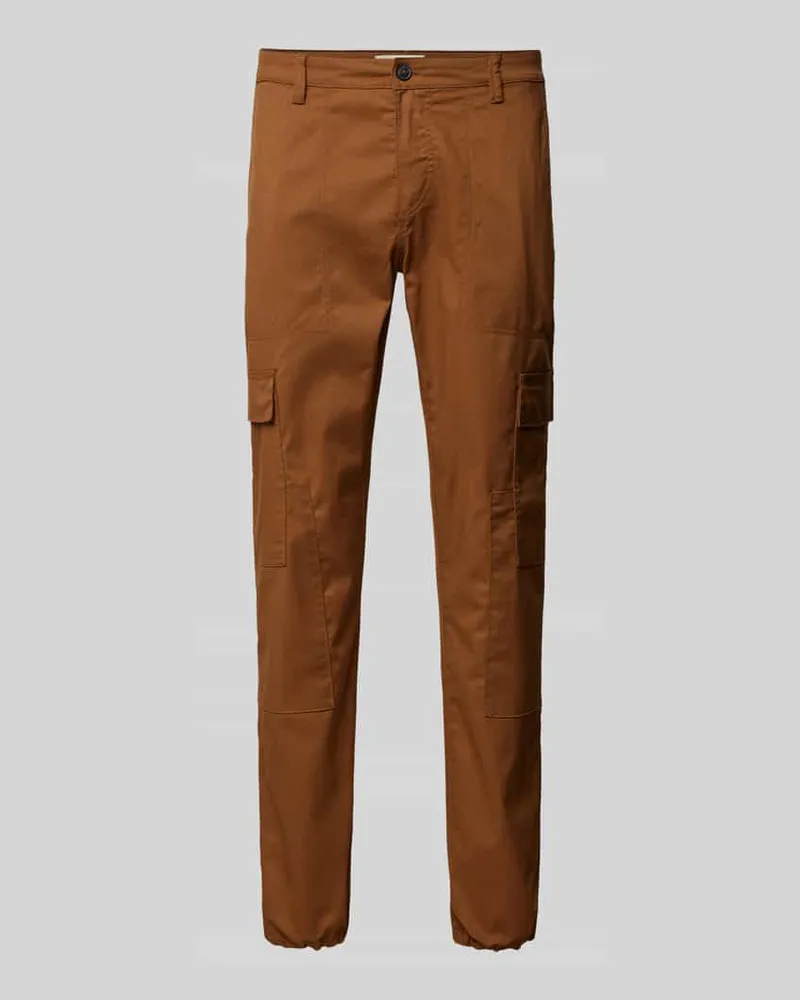Blend Cargohose mit elastischen Abschlüssen 