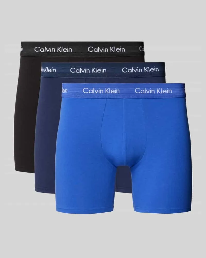 Calvin Klein Classic Fit Retro Pants im 3er-Pack - langes Bein Blau