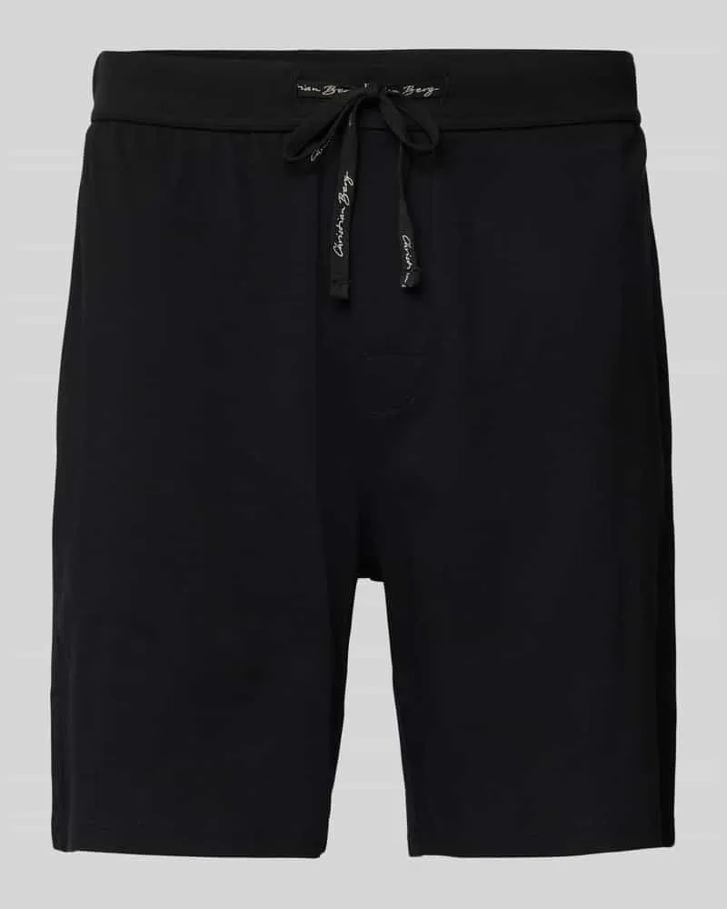 Christian Berg Sweatshorts aus reiner Baumwolle 