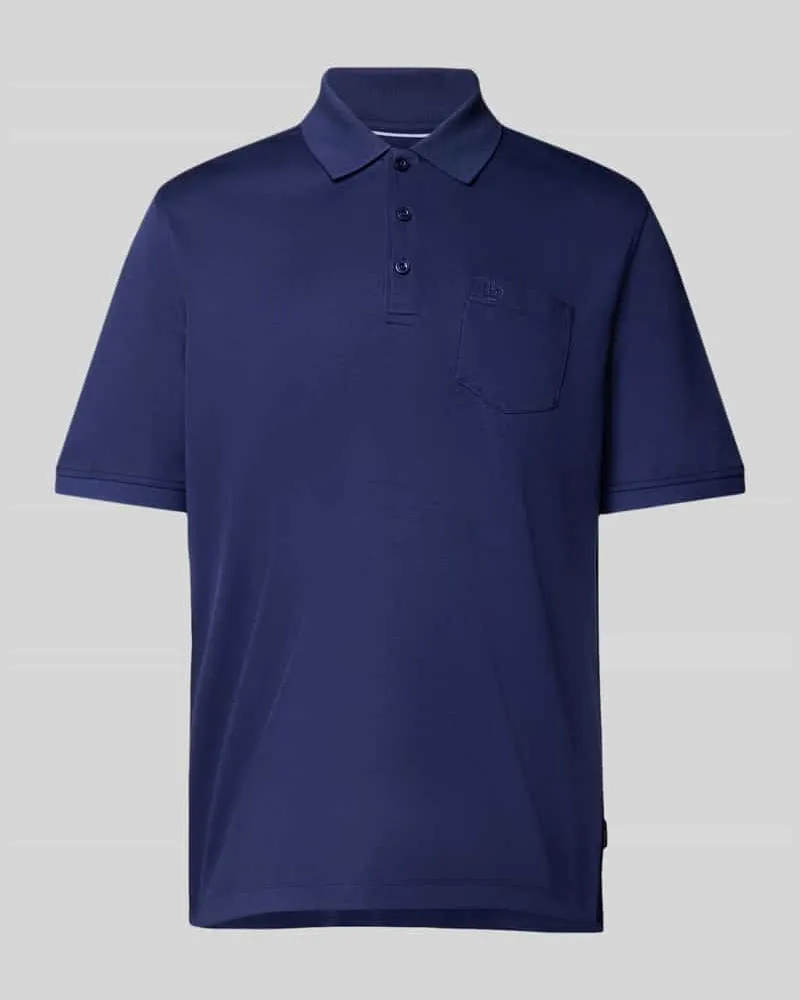 Bugatti Poloshirt mit Brusttasche 