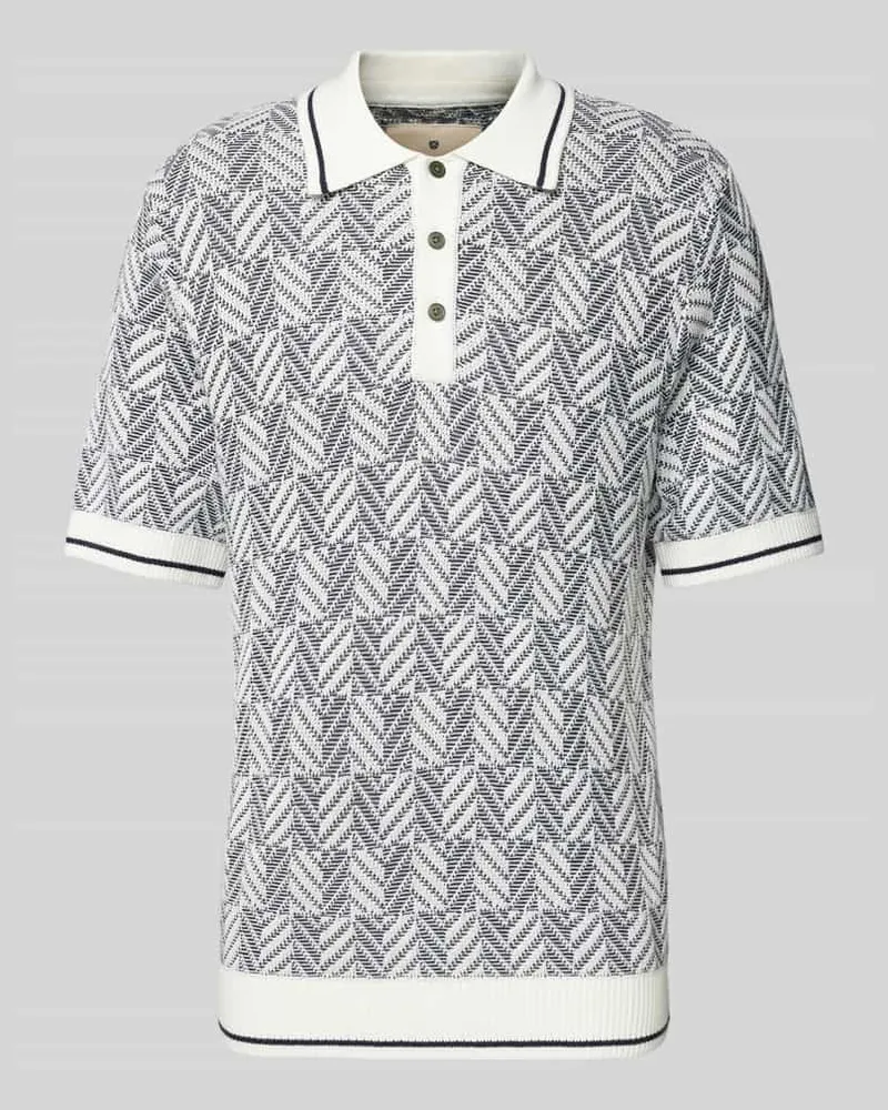 Jack & Jones Poloshirt in Strick-Optik Modell 'CODY 