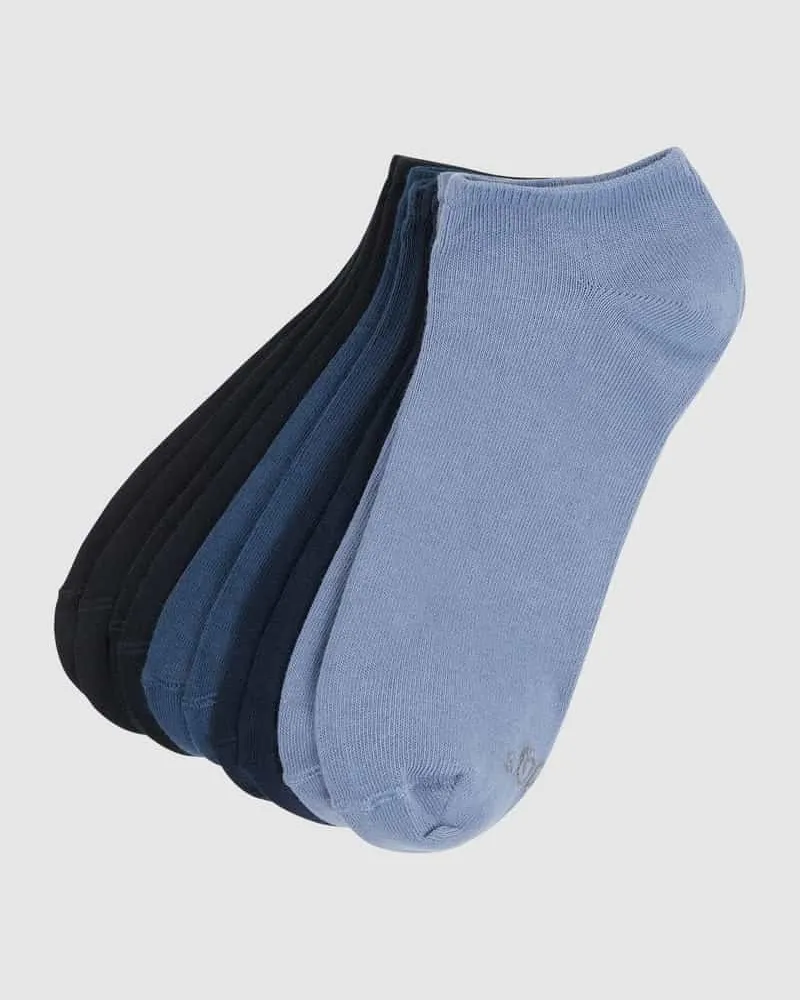 S.Oliver Sneakersocken mit Stretch-Anteil im 10er-Pack Dunkelblau