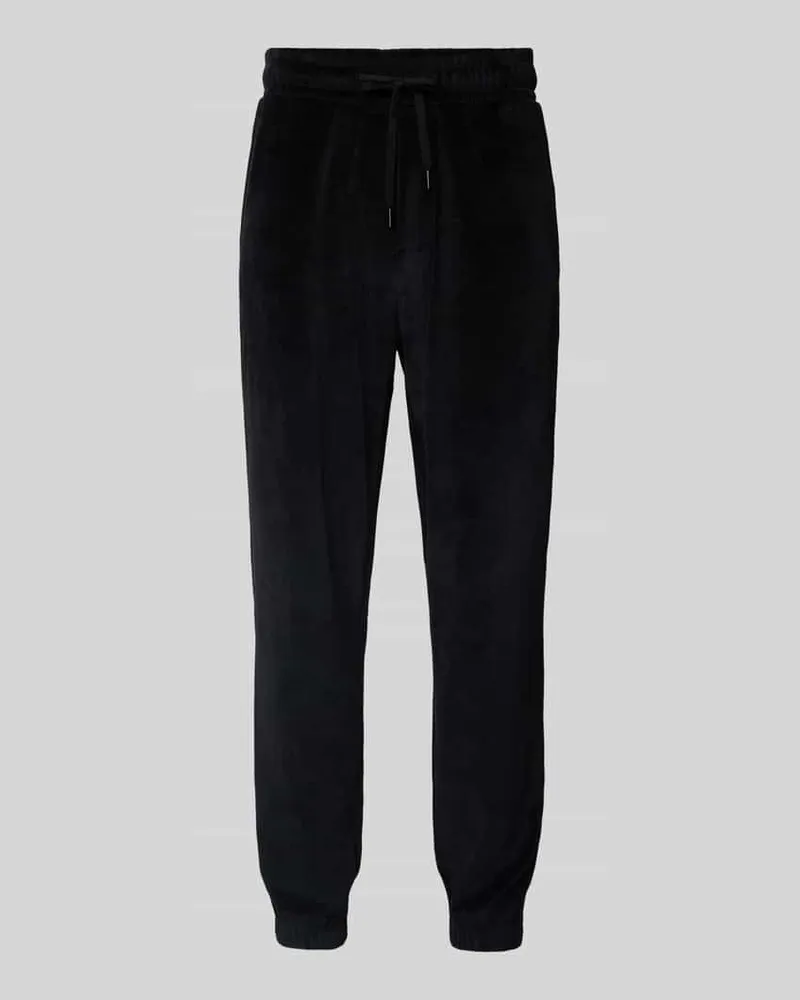 HUGO BOSS Tapered Fit Sweatpants mit Tunnelzug 