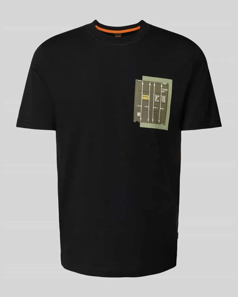 HUGO BOSS Regular Fit T-Shirt aus reiner Baumwolle 
