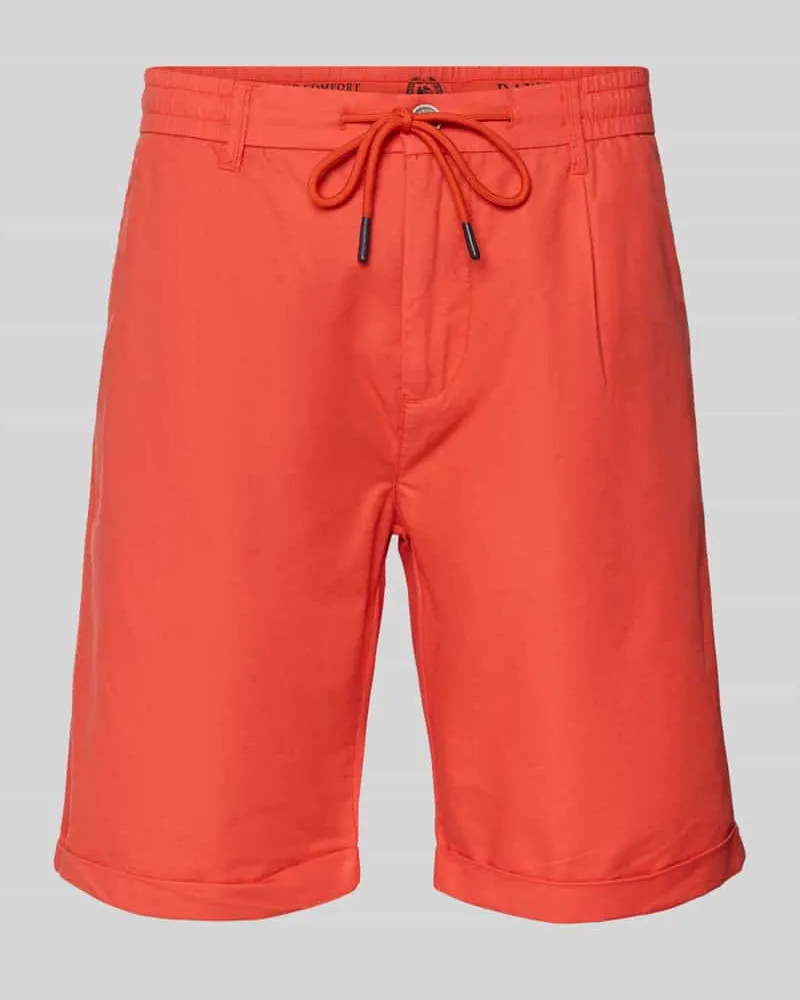 Lerros Chino-Shorts mit Tunnelzug Modell 'DAWSON Dunkelorange