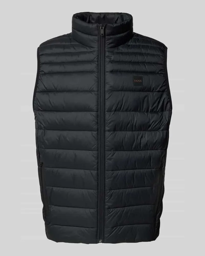 HUGO BOSS Slim Fit Steppweste mit Reißverschlusstaschen Modell 'ODENO2 