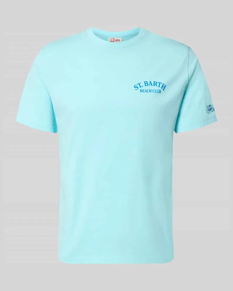 MC2 Saint Barth T-Shirt mit Label-Prints Modell 'PORTLAND Bleu